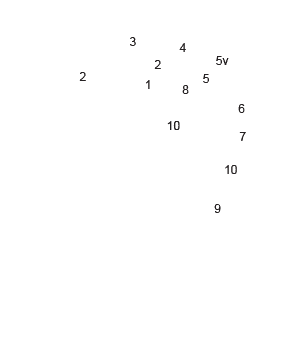 Head diagram - Left view
